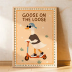 Lustiges Skateboard-Dackel Canvas Print Poster