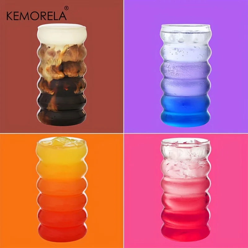 500ml Wellenform-Trinkgläser