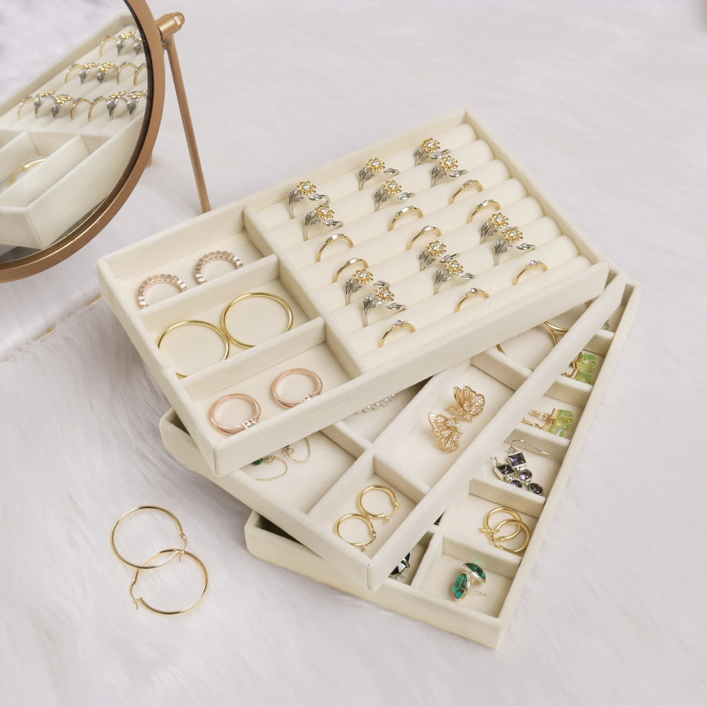 Edles Schmuck-Aufbewahrungstablett