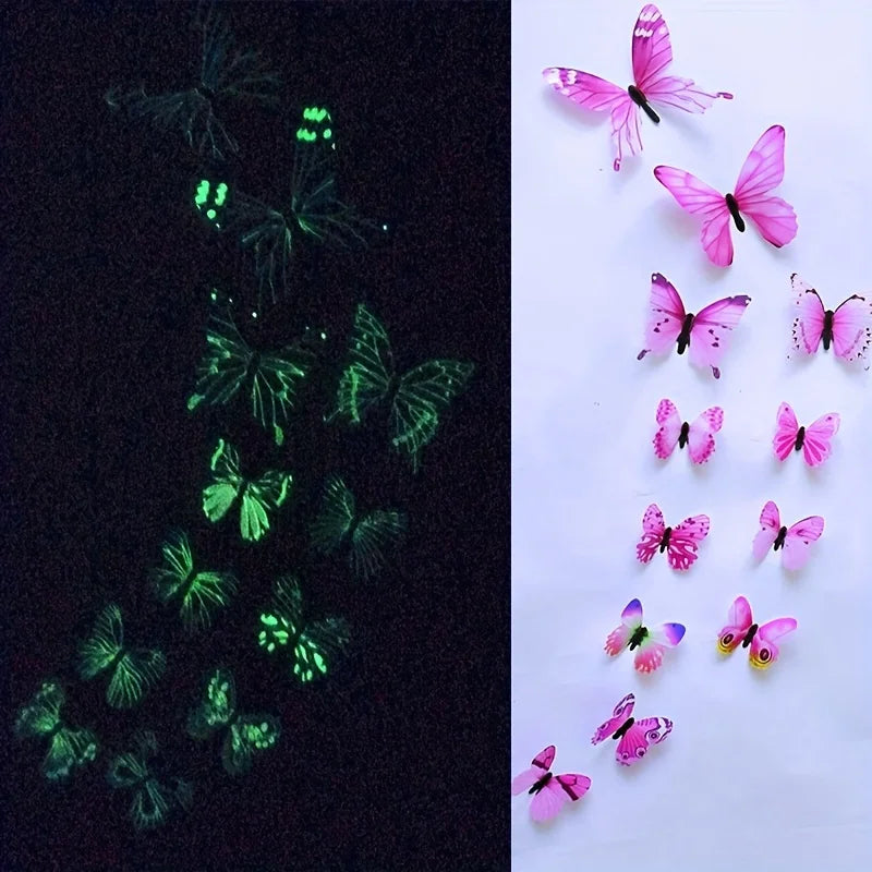 3D Schmetterlinge Wandaufkleber
