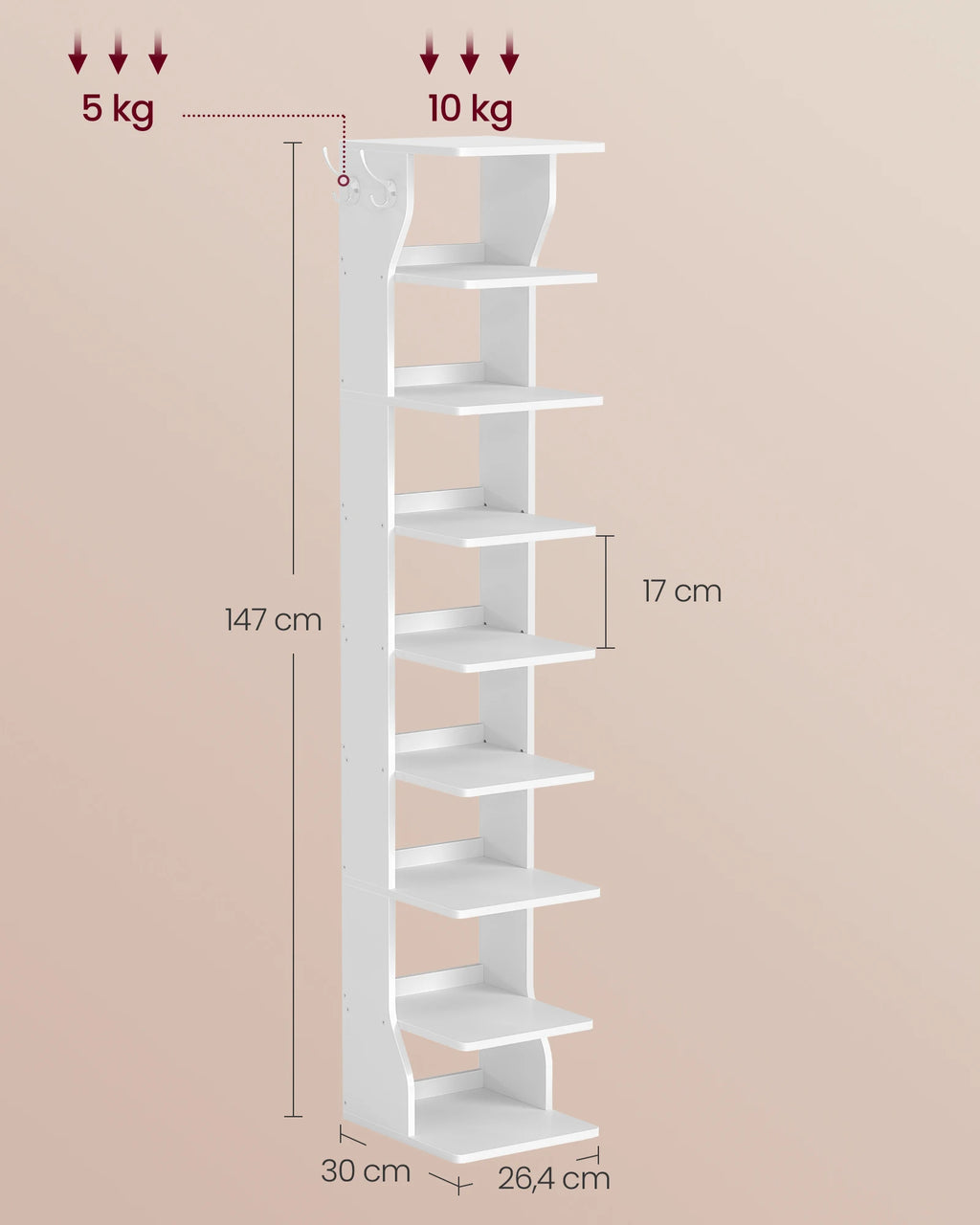 VASAGLE Schuhständer