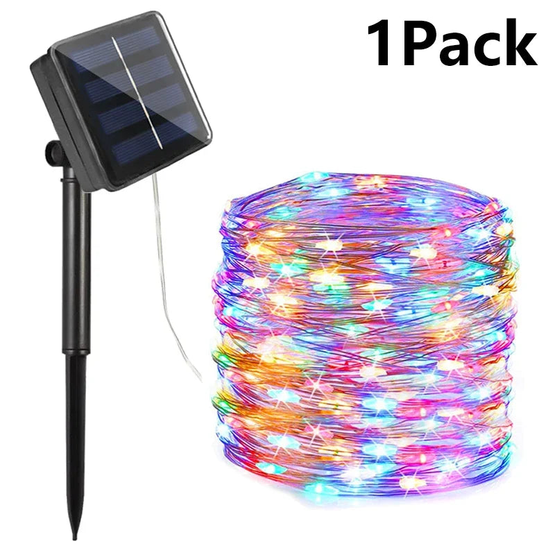 Hochwertige LED Solar Lichterkette