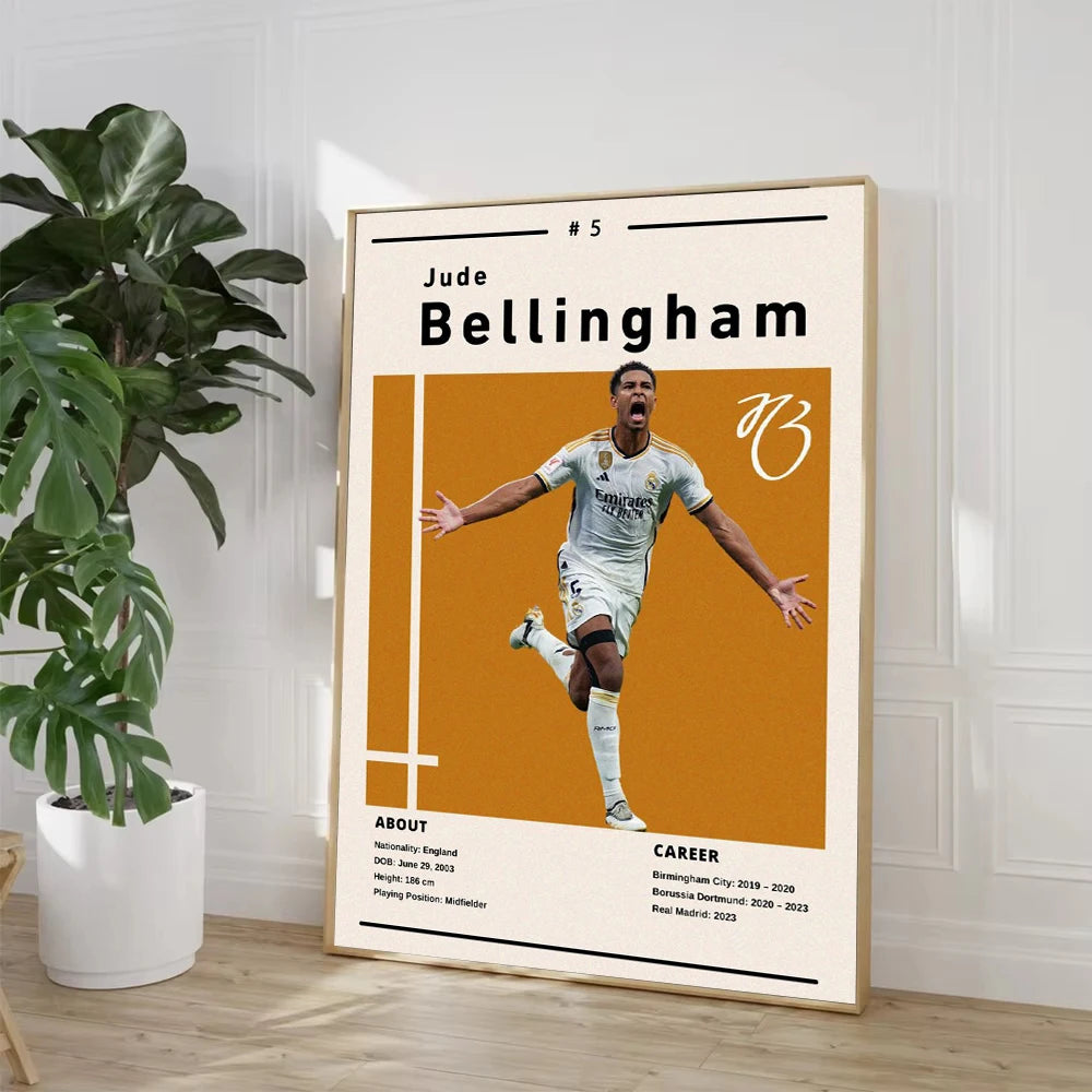 Hochwertiges Ronaldo Canvas-Poster