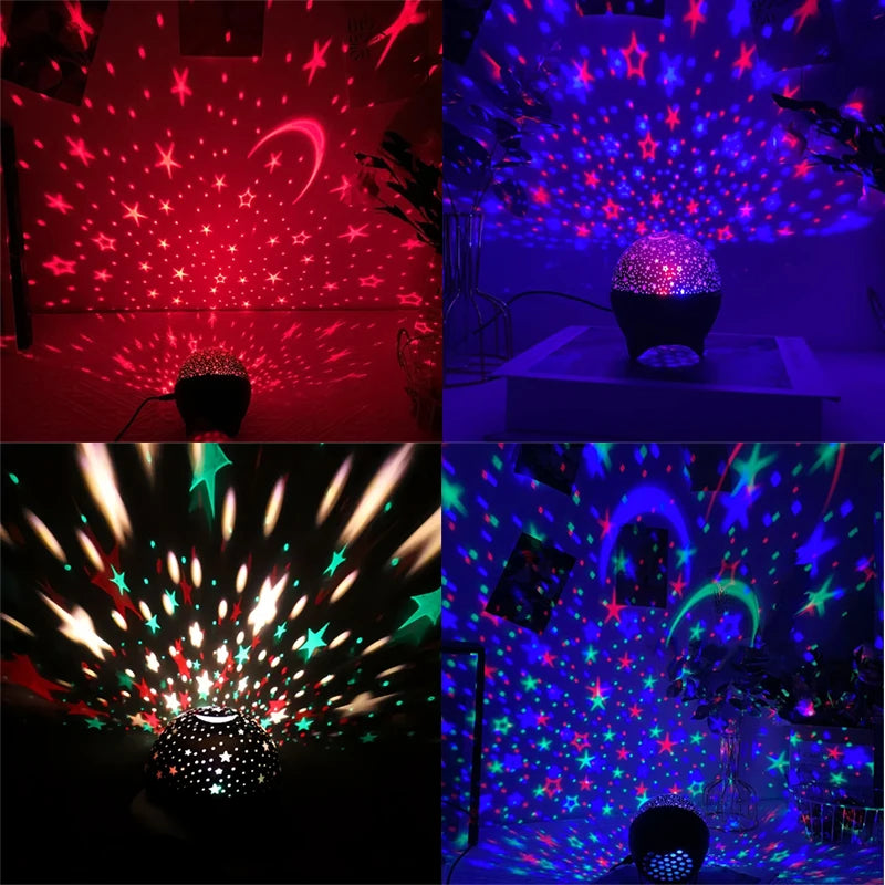 RGB Nachtlicht mit Sternenprojektion für Kinderzimmer