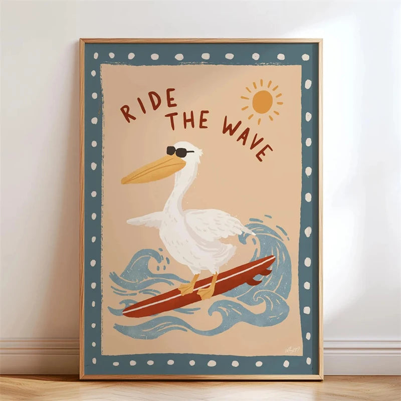 Lustiges Skateboard-Dackel Canvas Print Poster