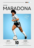 Modernes Fußball-Poster