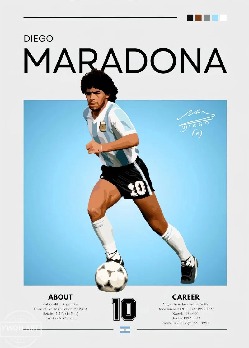 Modernes Fußball-Poster