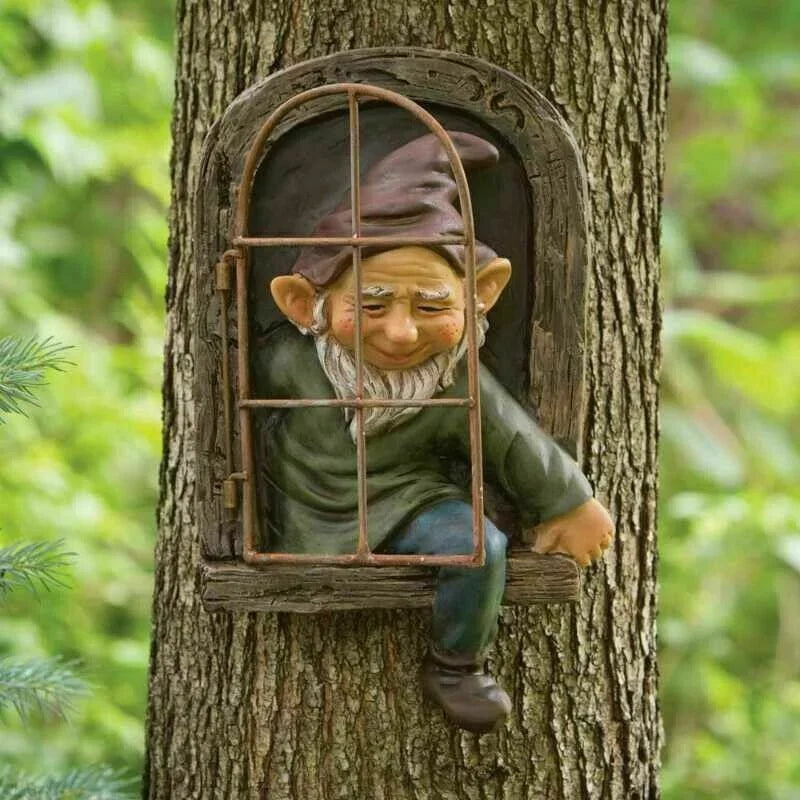 Frecher Gartenzwerg aus Harz