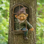 Frecher Gartenzwerg aus Harz