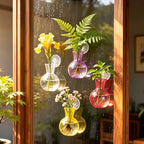Elegante hängende Vase im Halbkreis-Design