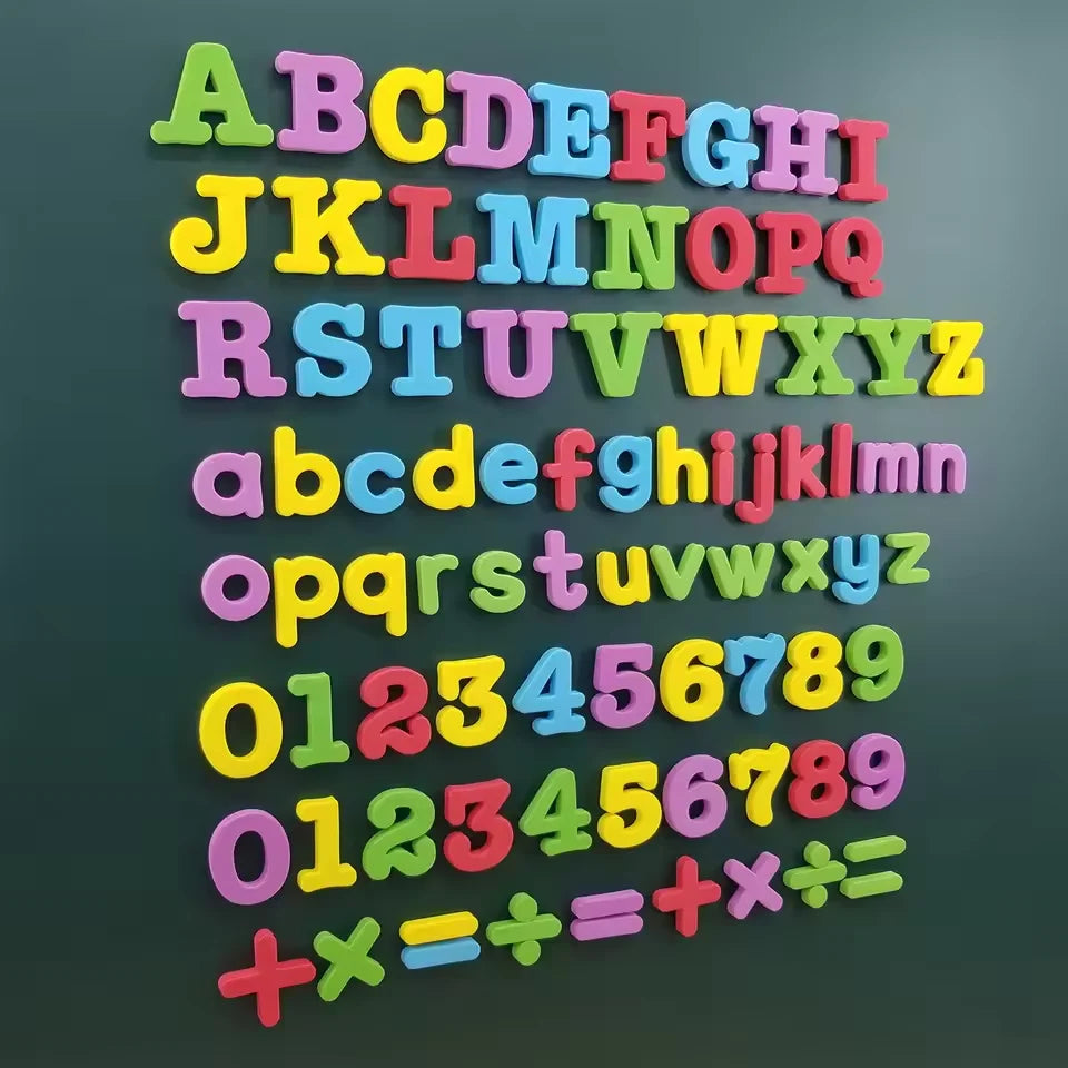 Magnetische ABC-Aufkleber mit Buchstaben