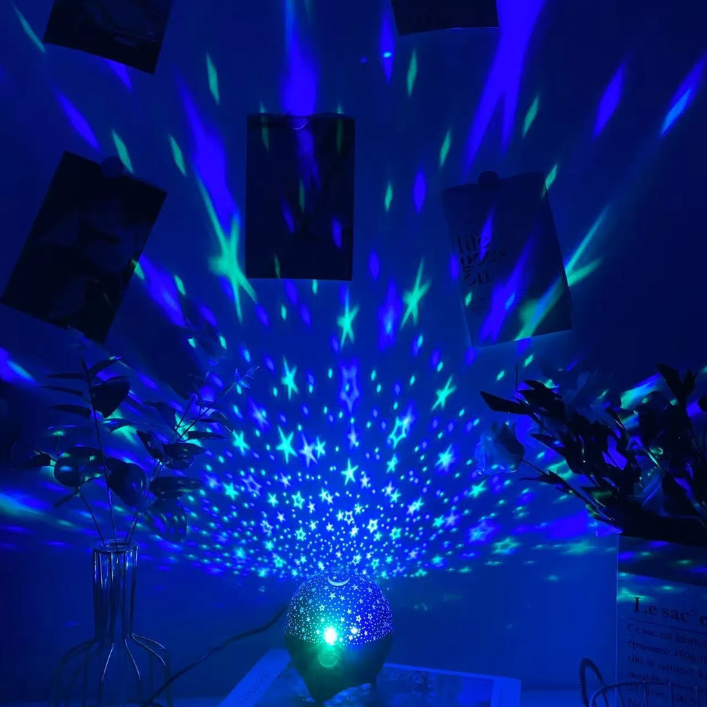 RGB Nachtlicht mit Sternenprojektion für Kinderzimmer