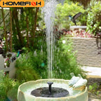HOMEFISH Mini Solar Wasserbrunnen