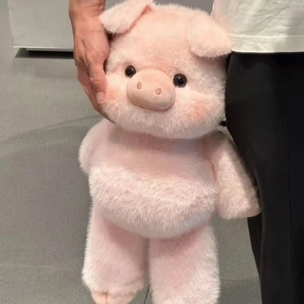 Schweinchen-Plüschkissen