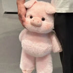 Schweinchen-Plüschkissen