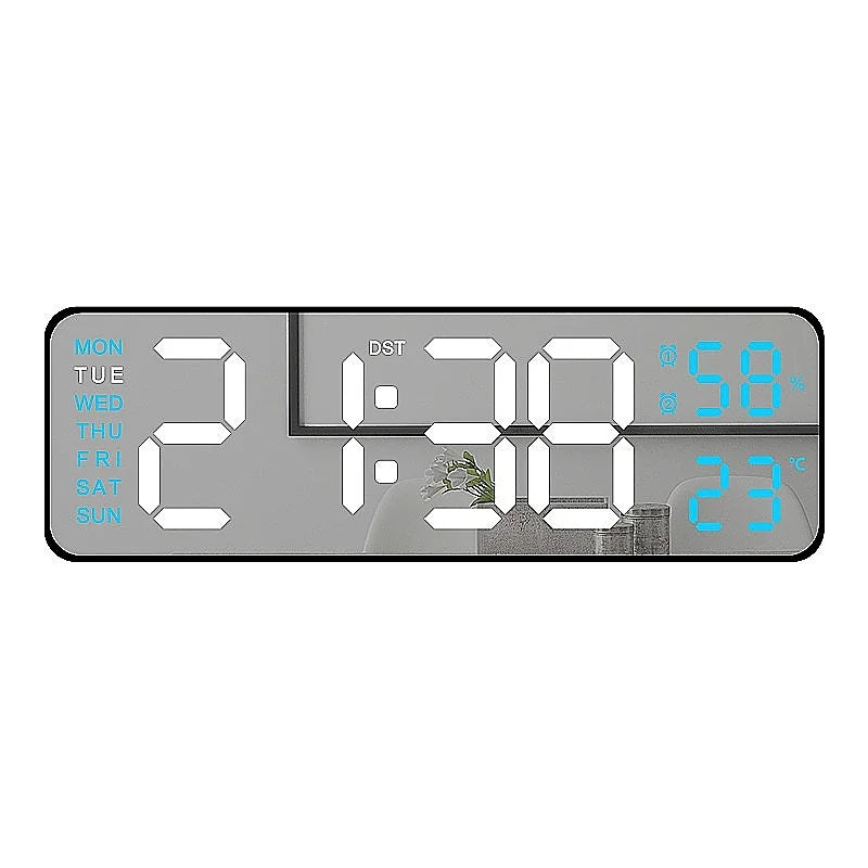 9-Zoll digitale LED-Wanduhr