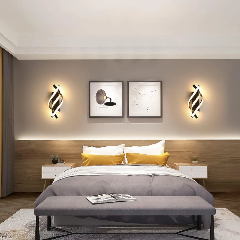 Stilistische LED-Wandleuchte