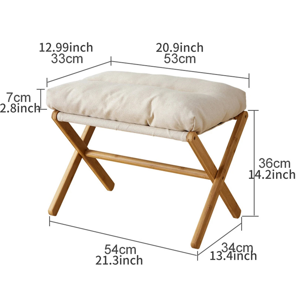 Moderner Holzhocker