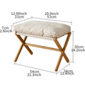 Moderner Holzhocker