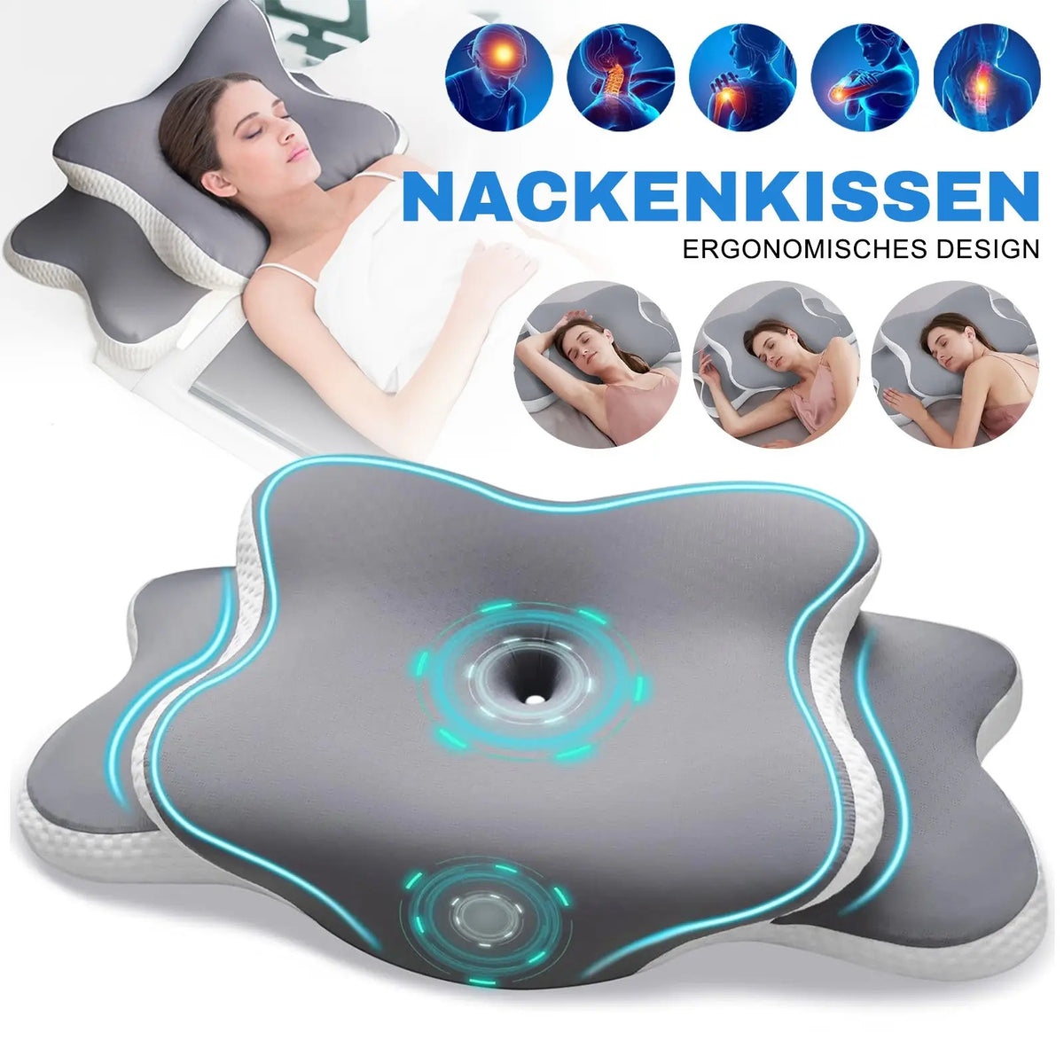 Ergonomisches Nackenkissen