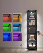 VASAGLE 6-Regal mit LED-Beleuchtung