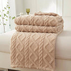 Kuschelweiches Coral Fleece Tagesdecke