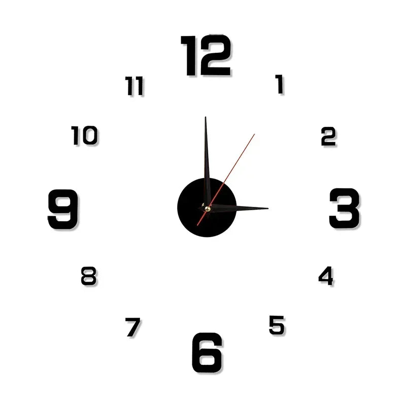 Moderne 3D Wanduhr aus Acryl