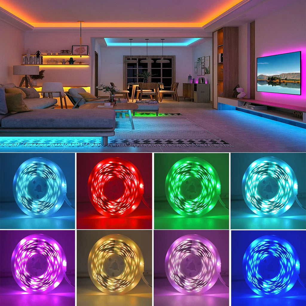 RGB LED Strip Lights mit APP-Steuerung