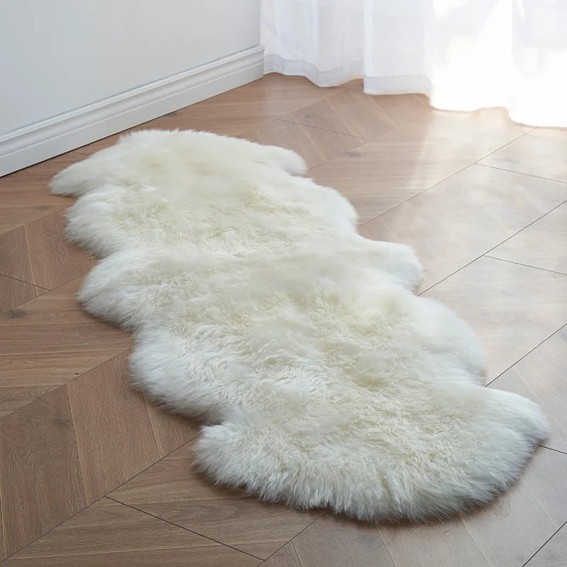 Weiches, luxuriöses Kunstfell-Teppich