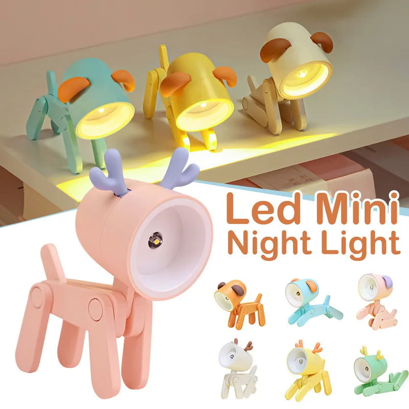 Mini-LED-Nachtlicht und faltbare Schreibtischlampe