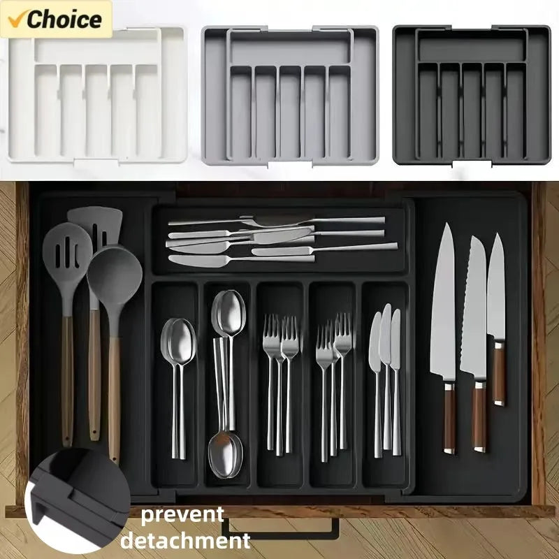 Praktisches Besteck-Organizer-Tablett