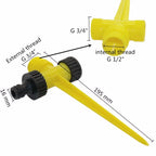 Verstellbarer Spike-Rocker Impact-Sprinkler