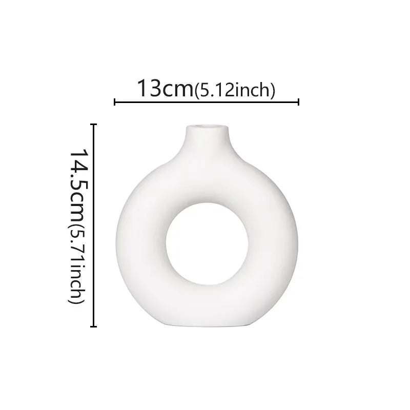 Moderne Donut-Vase