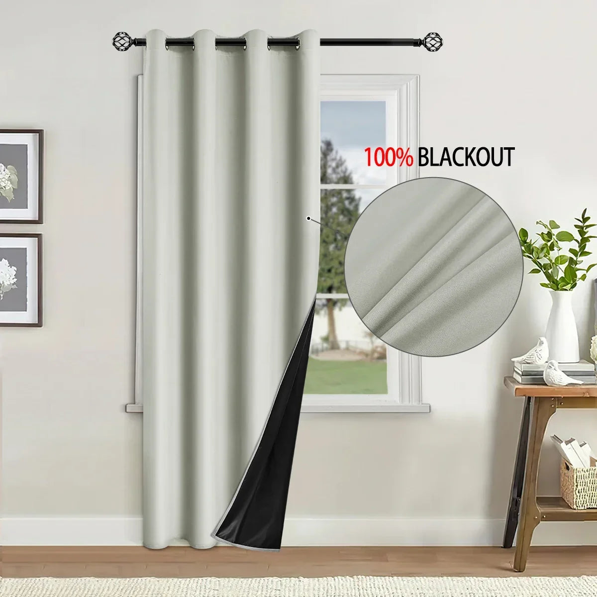 100% Blackout Curtain