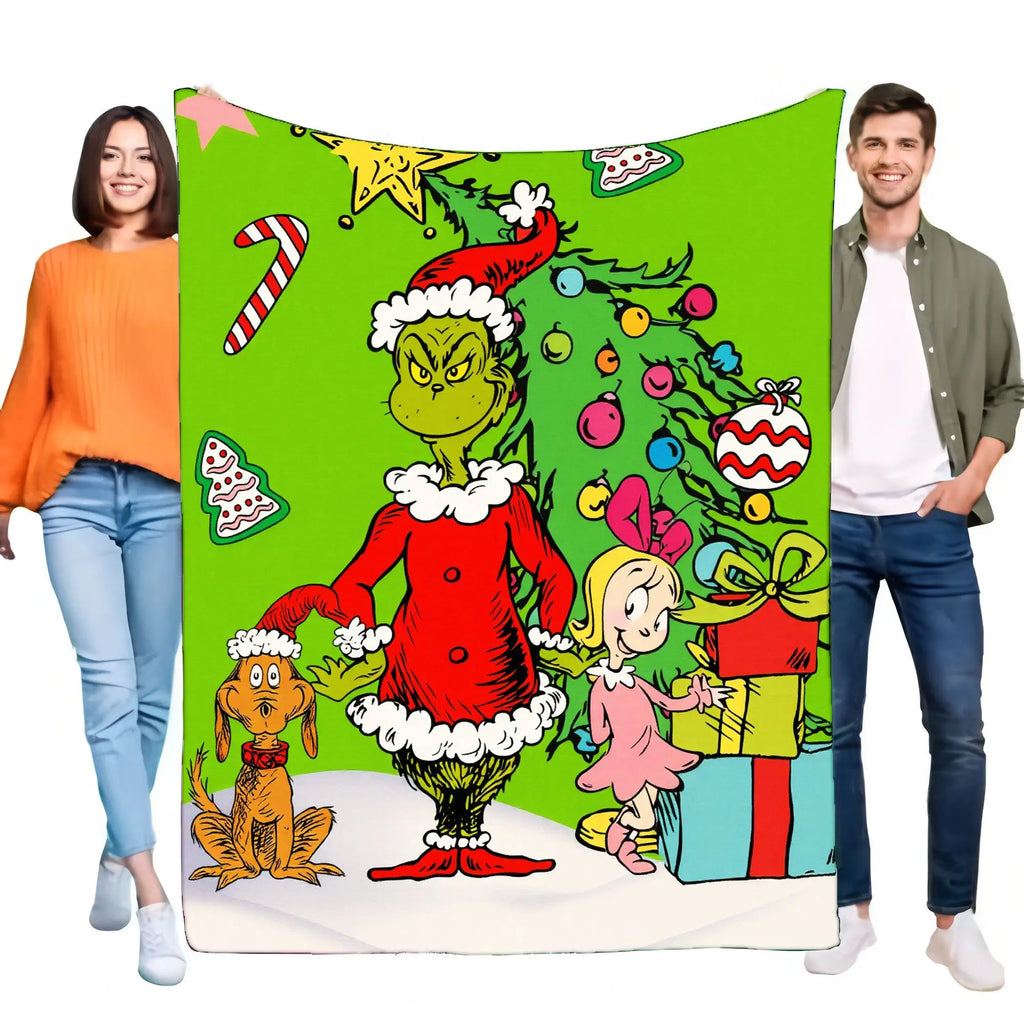 Grinch-Weihnachtsdecke
