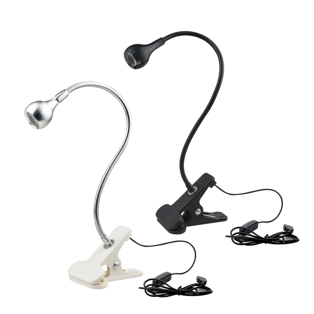 Flexible LED-Clip-Tischleuchte