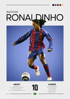 Modernes Fußball-Poster
