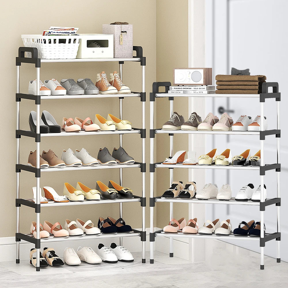 Praktischer Schuhregal mit 3-7 Ebenen