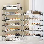 Praktischer Schuhregal mit 3-7 Ebenen