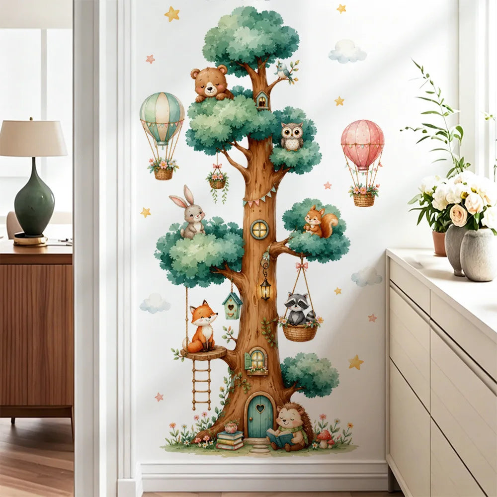 Niedliche Waldtier-Wandsticker