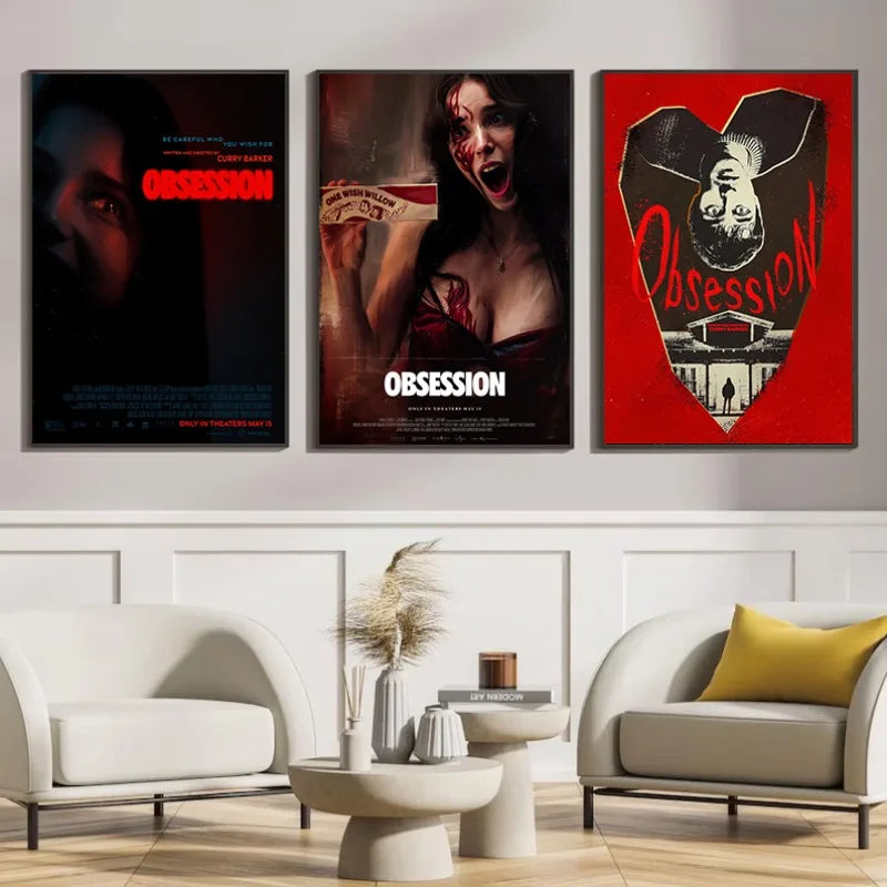 OBSESSION Movie 2026 Horror Gothic Film Aesthetic Poster