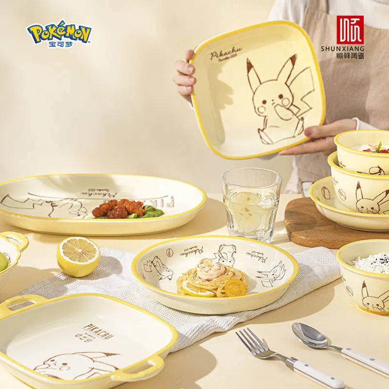 Offiziell lizenziertes Pokémon-Keramikgeschirr-Set