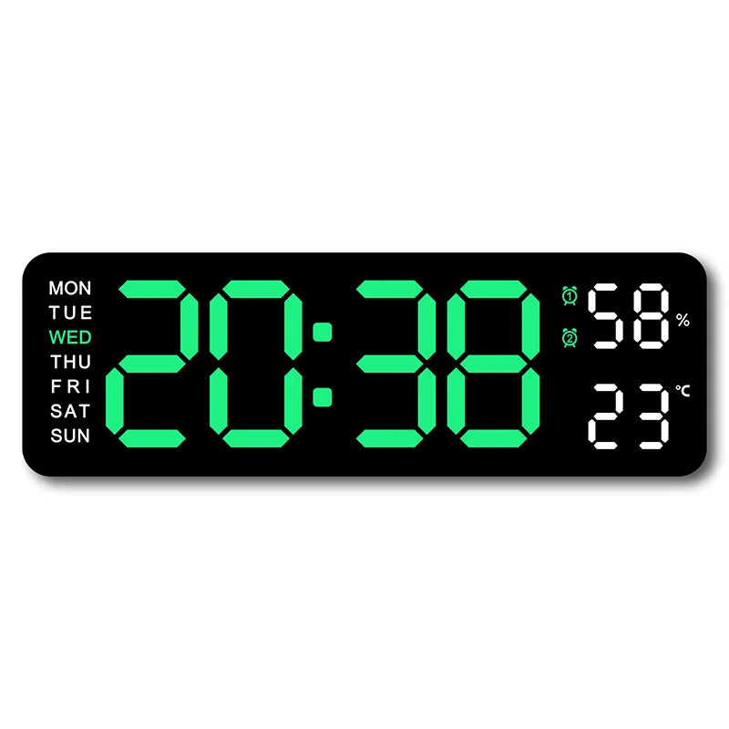 9-Zoll digitale LED-Wanduhr