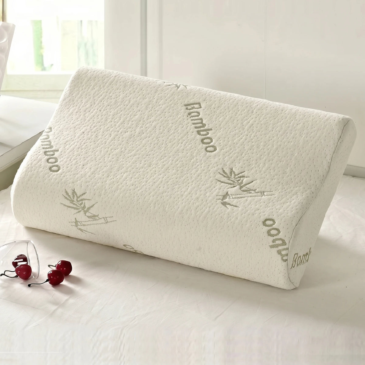Ergonomisches Bambus-Memory-Foam-Kissen