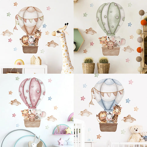 Watercolor elephant wall decal