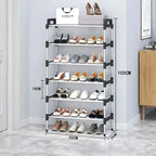 Praktischer Schuhregal mit 3-7 Ebenen