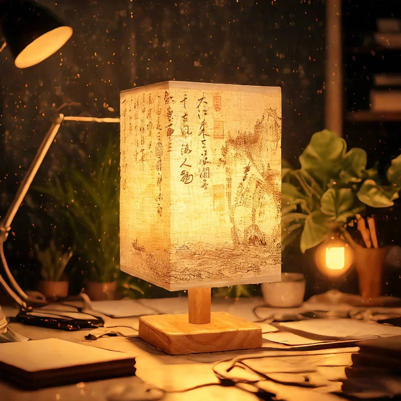 Tischlampe im chinesischen Stil