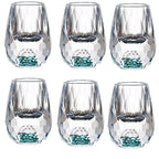 Elegantes Kristallweinglas-Set