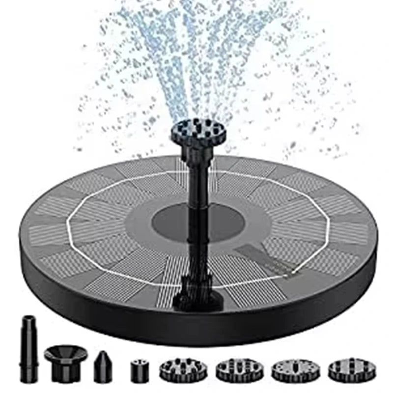 Stilvolle Solar-Springbrunnen
