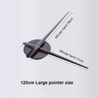 Moderne 3D-Wanduhr aus Acryl